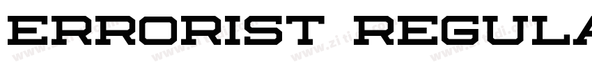 Errorist Regular字体转换 Errorist Regular字体转换